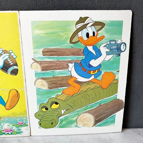 Vintage Woody Woodpecker & Donald Duck Frame Tray Puzzles - 70s/80s Whitman - Picture 9 of 9